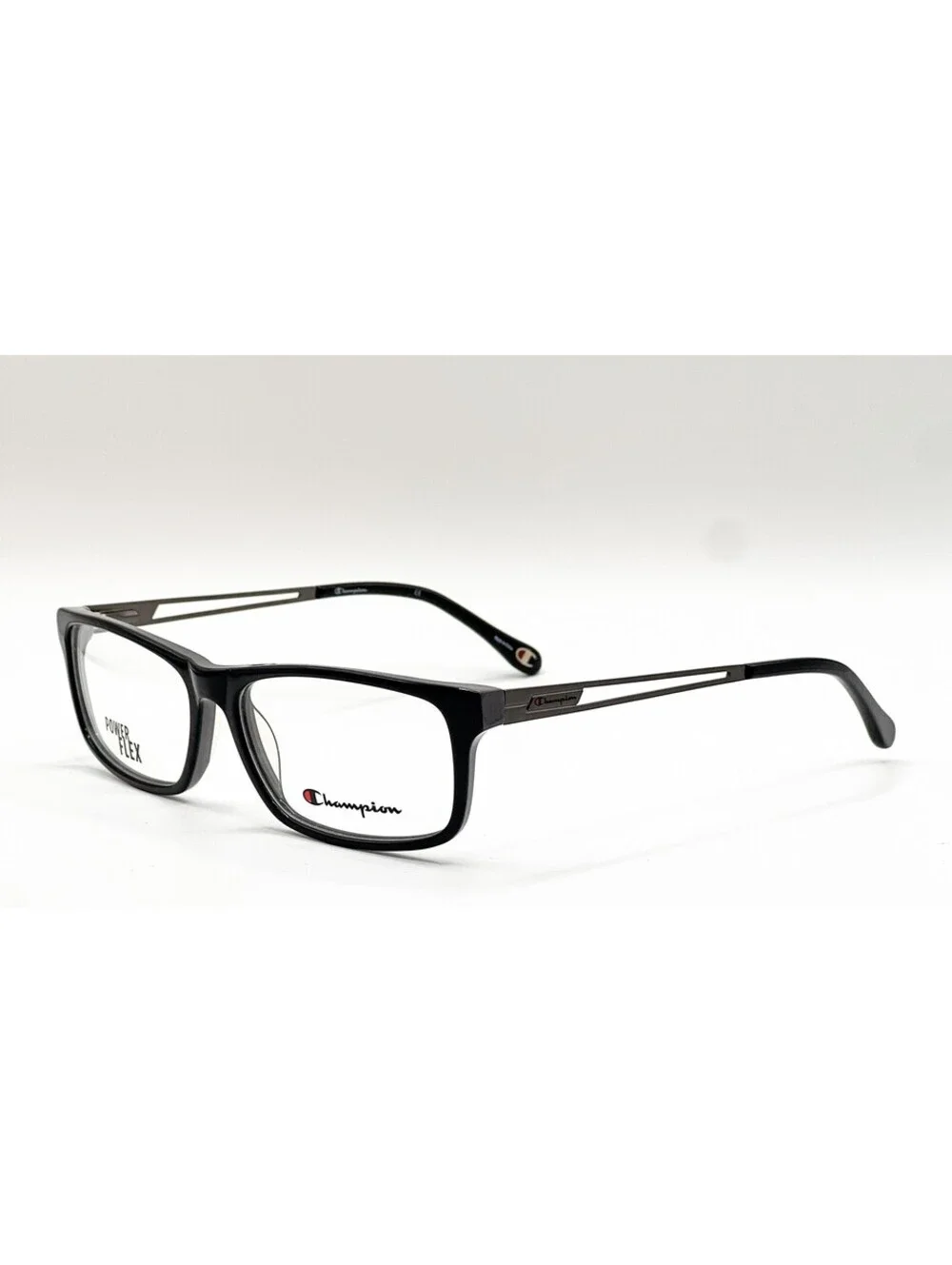 Champion CU2001 C01 Black Night Full Rim Authentic Eyeglass Frames 55-15-140